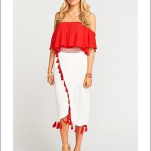 Show me your MUMU Leilani Wrap Style Skirt Size S